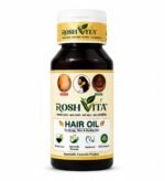 ROSHVITA Hair Oil | Advanced Ayurvedic Formula | 23 Herbs & Oils | Helps Reduce Hair Fall | Supports Hair Regrowth | Strengthens Hair Roots | Controls Dandruff | For Men & Women | 100 ml