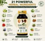 ROSHVITA Hair Oil | Advanced Ayurvedic Formula | 23 Herbs & Oils | Helps Reduce Hair Fall | Supports Hair Regrowth | Strengthens Hair Roots | Controls Dandruff | For Men & Women | 100 ml - Image 5
