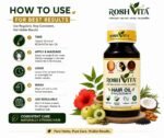 ROSHVITA Hair Oil | Advanced Ayurvedic Formula | 23 Herbs & Oils | Helps Reduce Hair Fall | Supports Hair Regrowth | Strengthens Hair Roots | Controls Dandruff | For Men & Women | 100 ml - Image 3