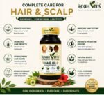ROSHVITA Hair Oil | Advanced Ayurvedic Formula | 23 Herbs & Oils | Helps Reduce Hair Fall | Supports Hair Regrowth | Strengthens Hair Roots | Controls Dandruff | For Men & Women | 100 ml - Image 4