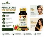 ROSHVITA Hair Oil | Advanced Ayurvedic Formula | 23 Herbs & Oils | Helps Reduce Hair Fall | Supports Hair Regrowth | Strengthens Hair Roots | Controls Dandruff | For Men & Women | 100 ml - Image 2